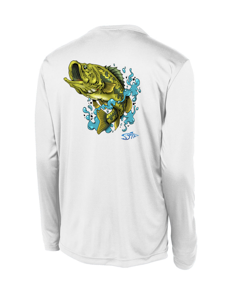 Bass Performance Polyester L.S – DTF Down To Fish