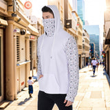 Eco-friendly All-Over Print Men's Masked Hoodie