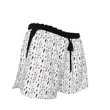 All-Over Print Women's Shorts With Drawstring | Rayon