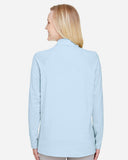 Women's Micro-Stripe Quarter Zip Pullover