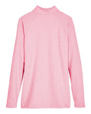 Women's Micro-Stripe Quarter Zip Pullover