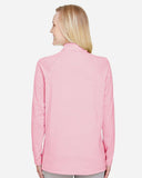 Women's Micro-Stripe Quarter Zip Pullover