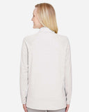 Women's Micro-Stripe Quarter Zip Pullover
