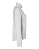 Women's Waffle Cross-Neck Long Sleeve Pullover