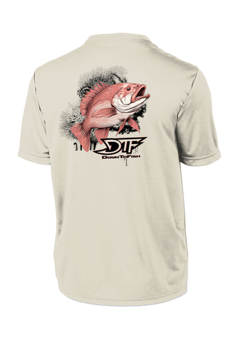 Snapper Performance Polyester Tee Sand