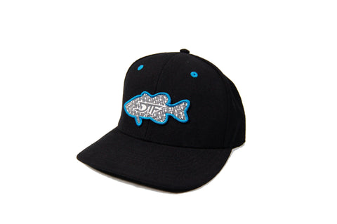 SALE! Repetition Bass Black/Blue Snapback
