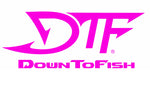 DTF Down To Fish Decal 18"