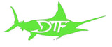 12" Marlin DTF Decal