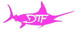 12" Marlin DTF Decal