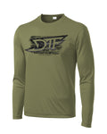 American Performance Polyester L.S OD Green